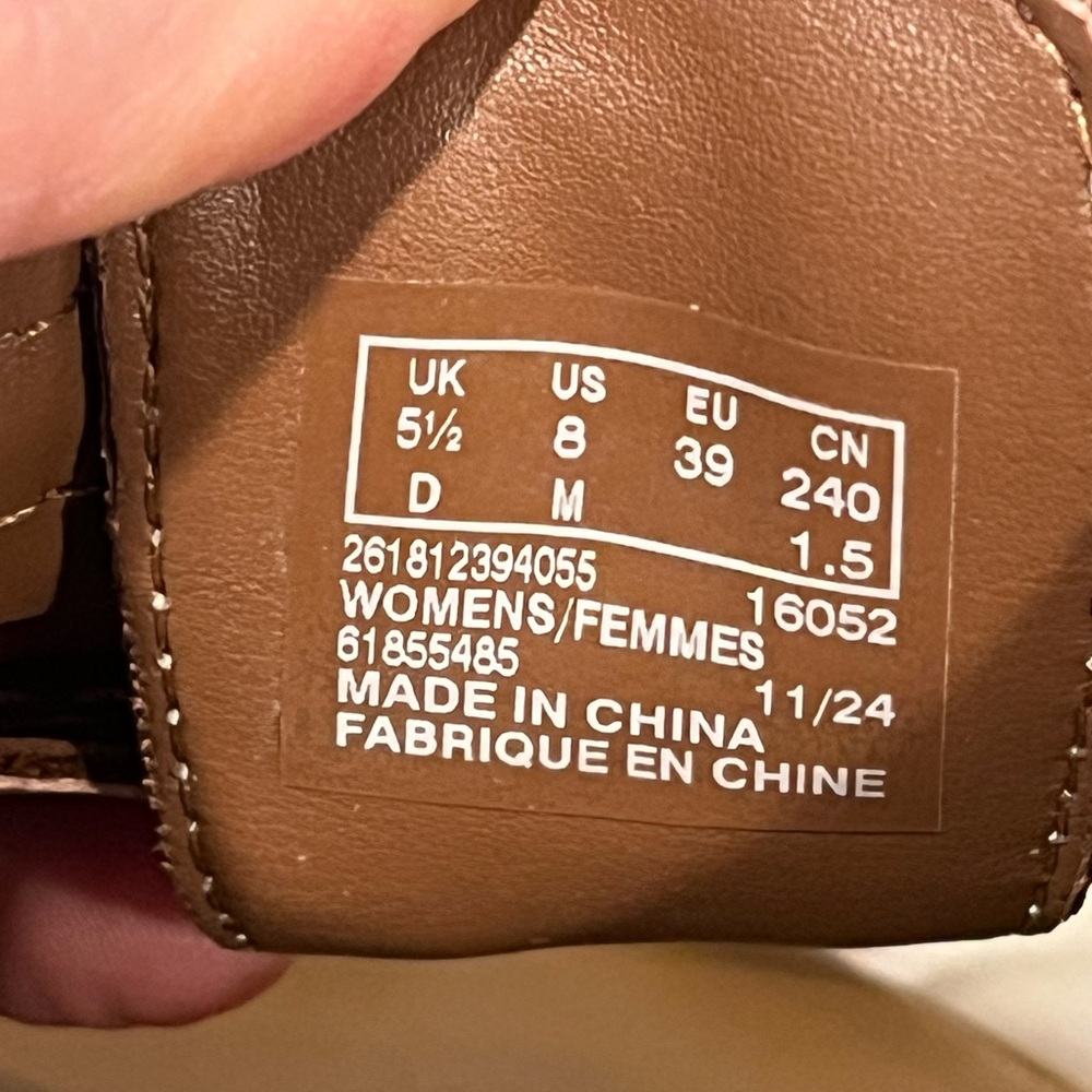 Clarks Women's Tan Slide Sandals - Picture 6 of 6
